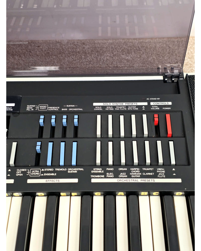 JVC KB-700B - Keyboard - Black And White - Fair w/ Power Supply & Soft Cover - image 4