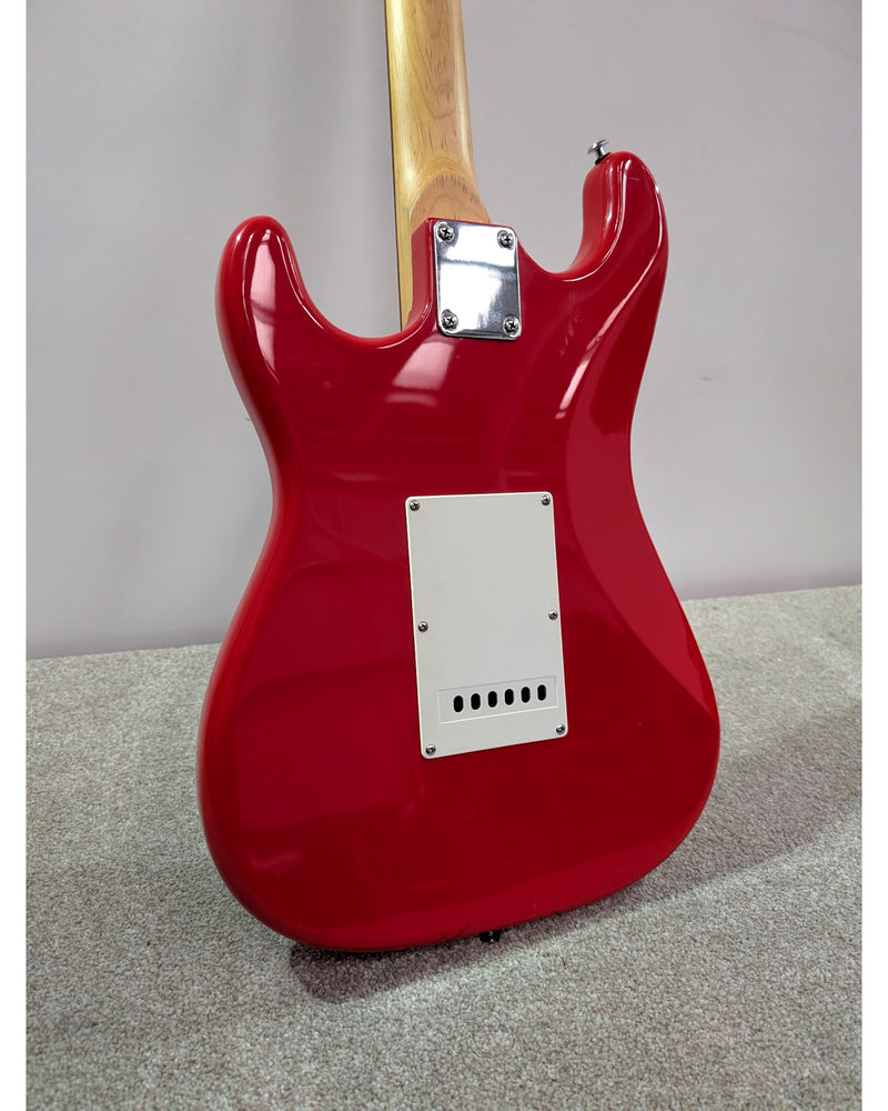 Encore S Type - Electric Guitar - Red - Fair - image 3