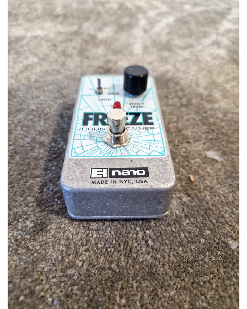 Electro-Harmonix Freeze Sound Retainer - Effects Pedal - Silver - Excellent - Image 10