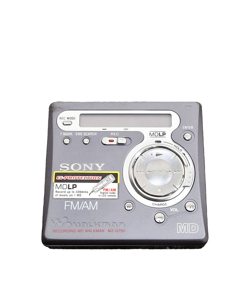 Sony MZ-G750 - MiniDisc Recorder/Walkman - Silver - Excellent - Image 1