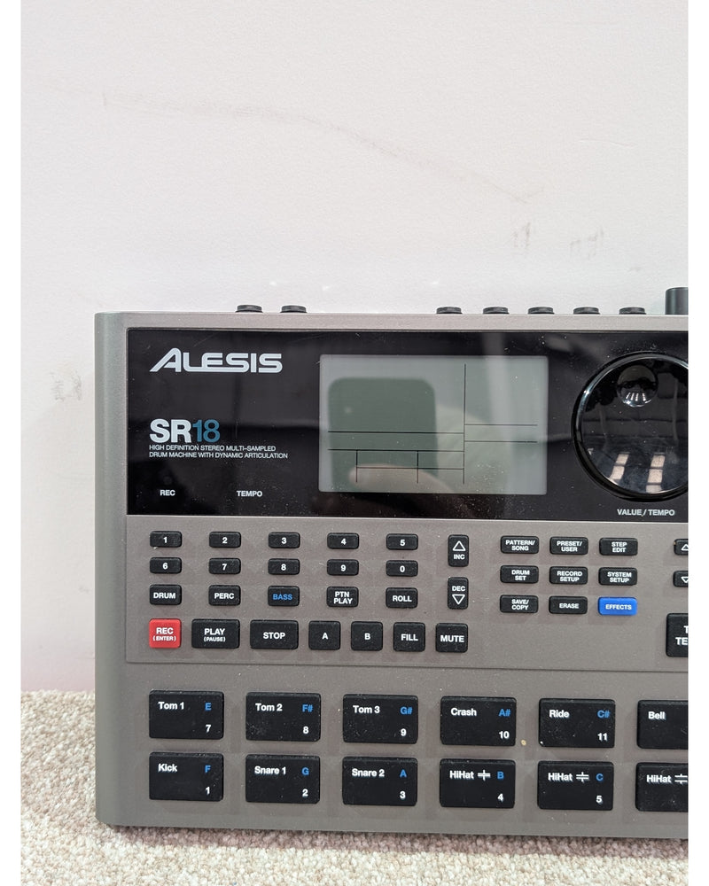 Alesis SR18 - Drum Machine - Grey - Excellent w/ Original Box & Manuals - image 5