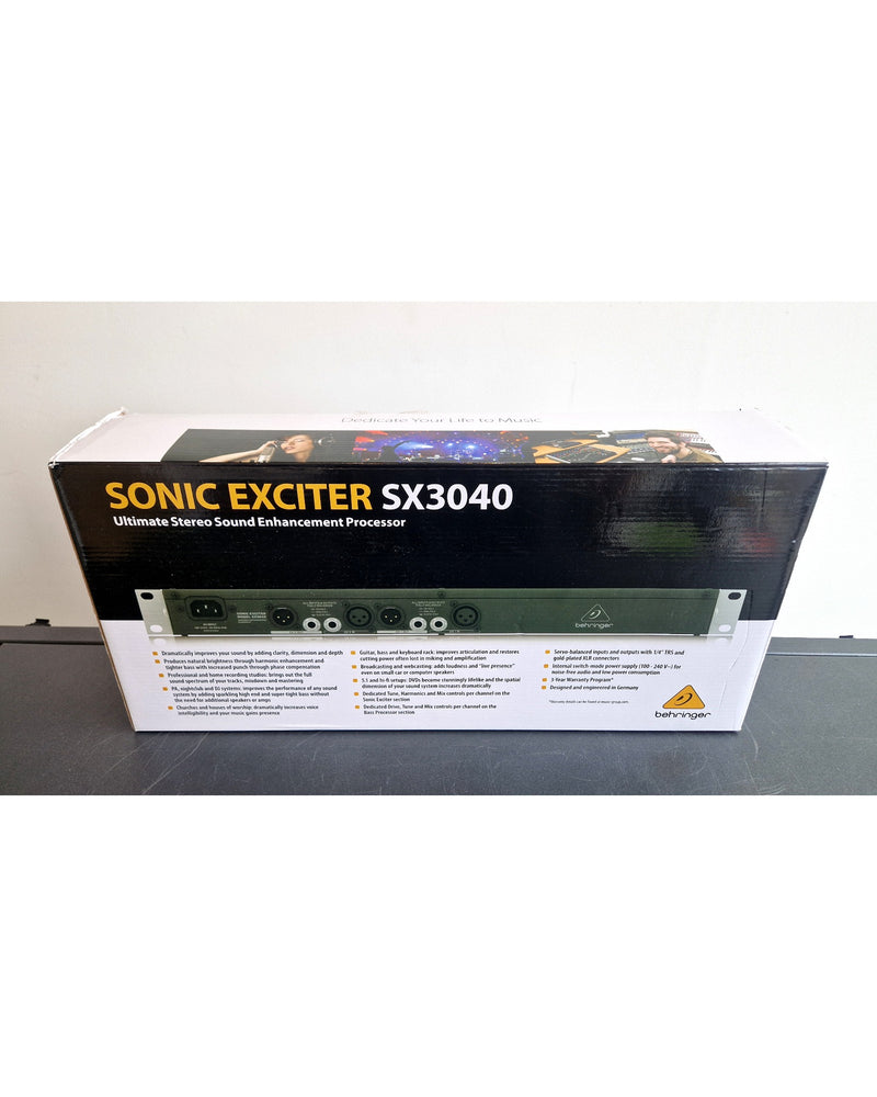 Behringer Sonic Exciter SX3040 - Effect Processor - Excellent w/ Original Box & Manuals - Image 11