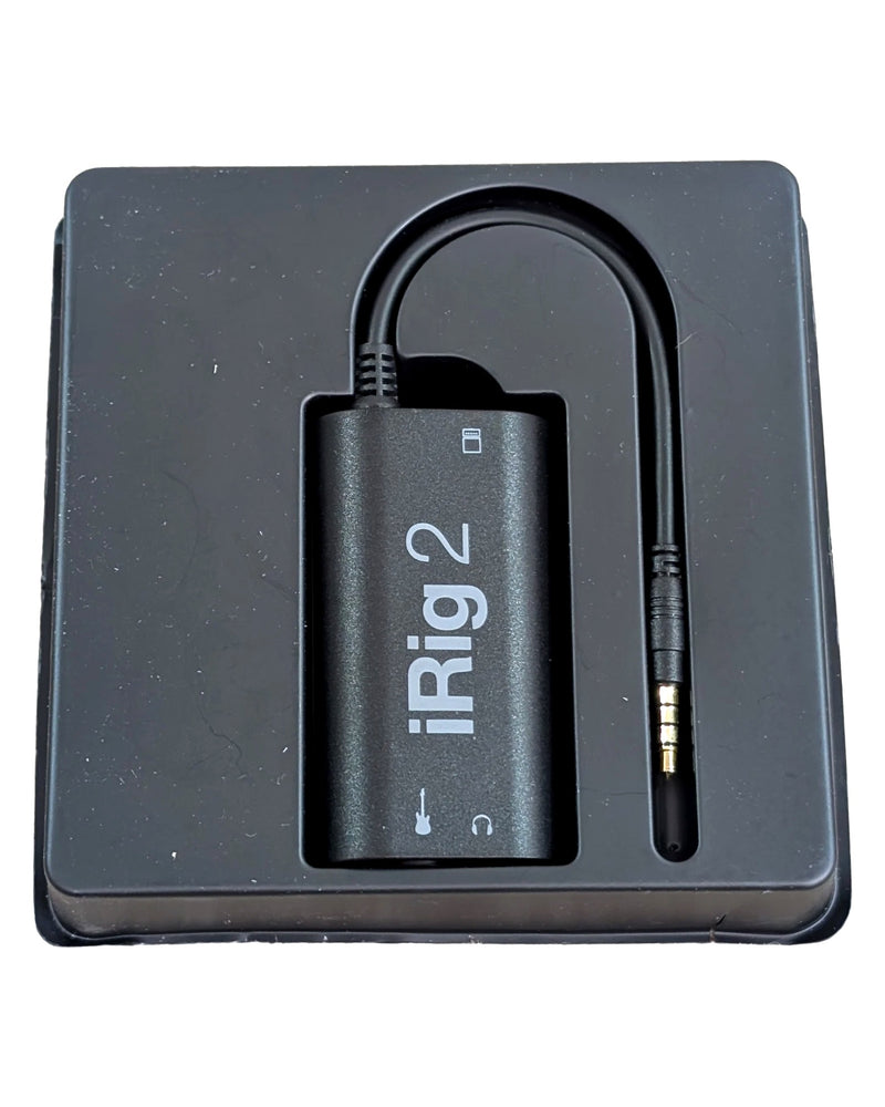 IK Multimedia iRig 2 - Audio Interface - Black - Excellent w/ Original Box & Manuals - image 1