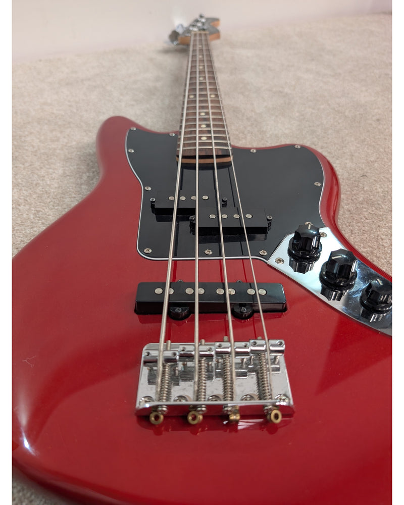 Squier Vintage Modified Jaguar Bass Special SS - Bass Guitar - Red - Very Good - image 14