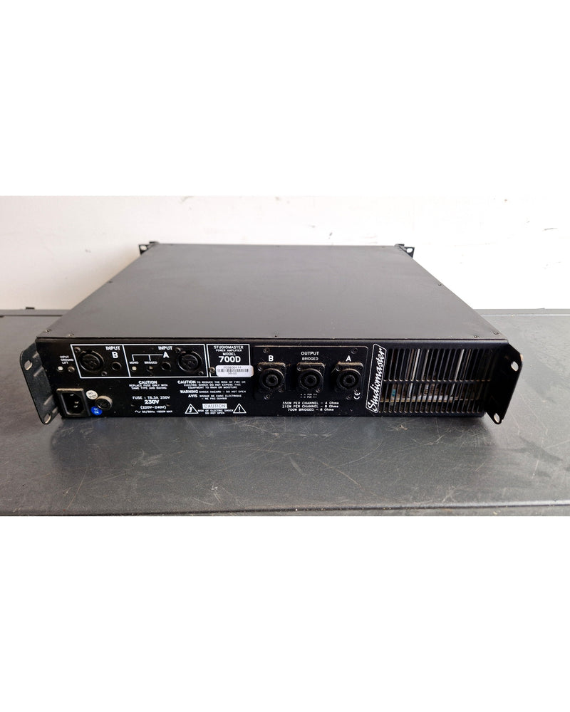 Studiomaster 700D - Power Amplifier - Good - image 11