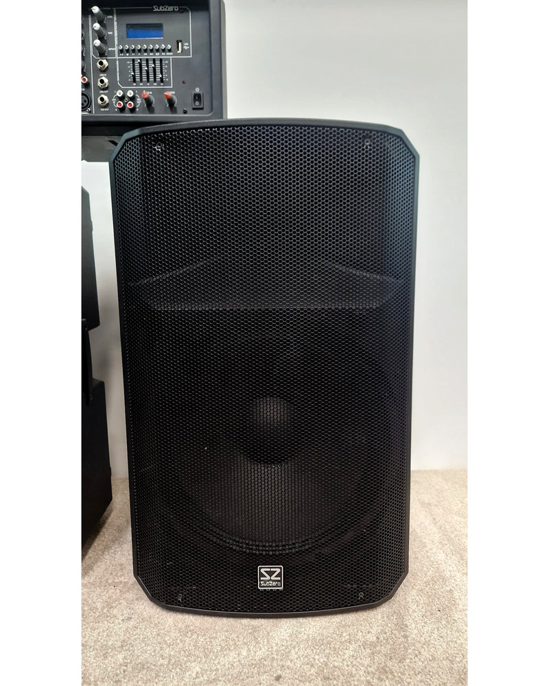 SubZero SZPA-815 - PA Speaker - Black - Very Good w/ Original Box - image 4