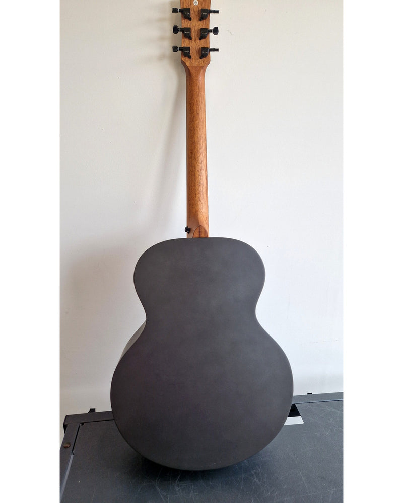 Enya EA-XO-BLK Black Acoustic Guitar - Premium Sound Quality - Excellent w/ Soft Case - Refurbished - Image 4