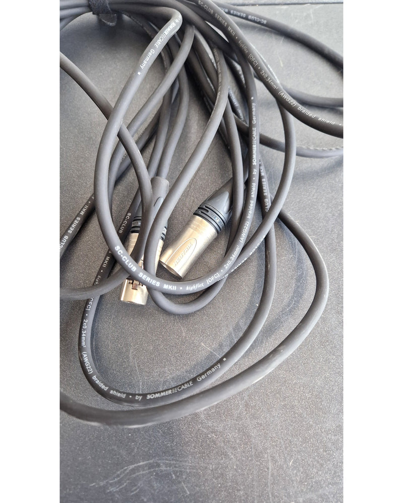 Sommer 25ft Microphone Cable - Black – Microphone Cable - Excellent - Image 3