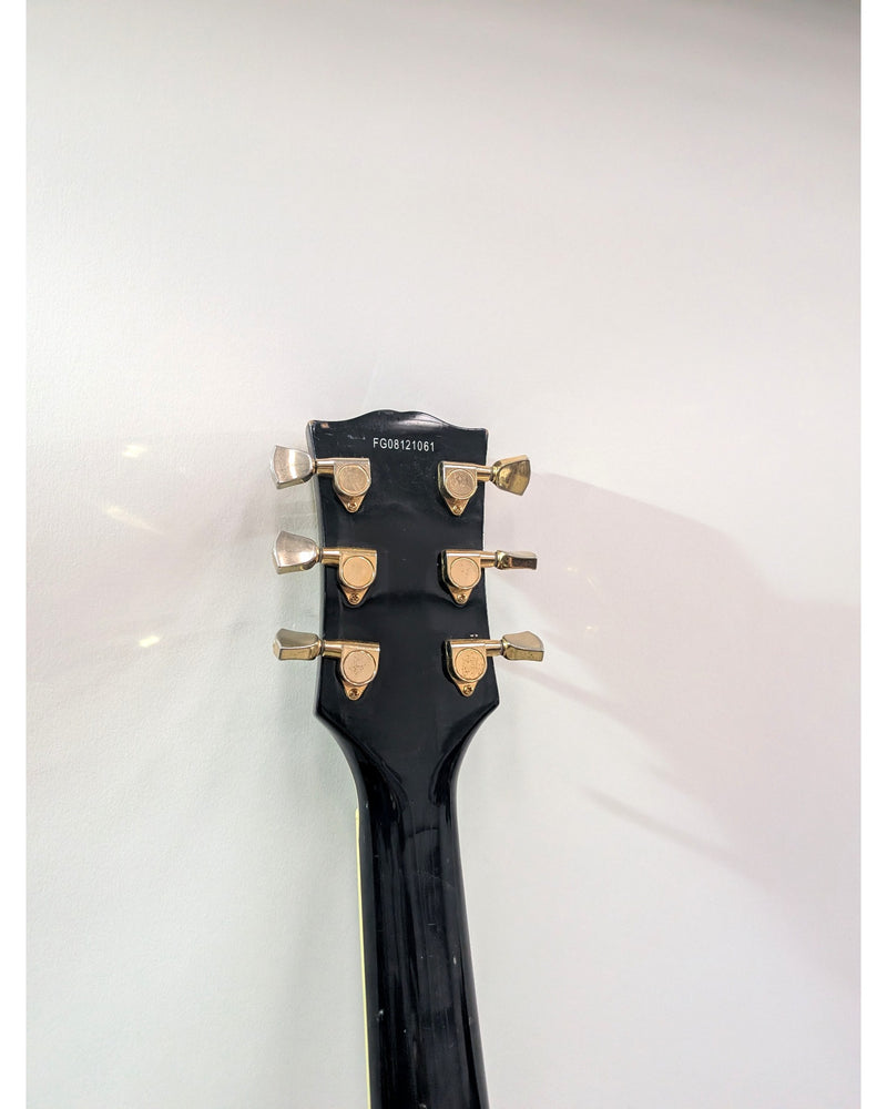 Burny Les Paul Custom  - MIC 2000s - Electric Guitar - Black - Good - image 5