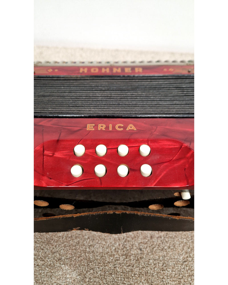 Hohner Erica - Accordion - Red - Fair - image 6