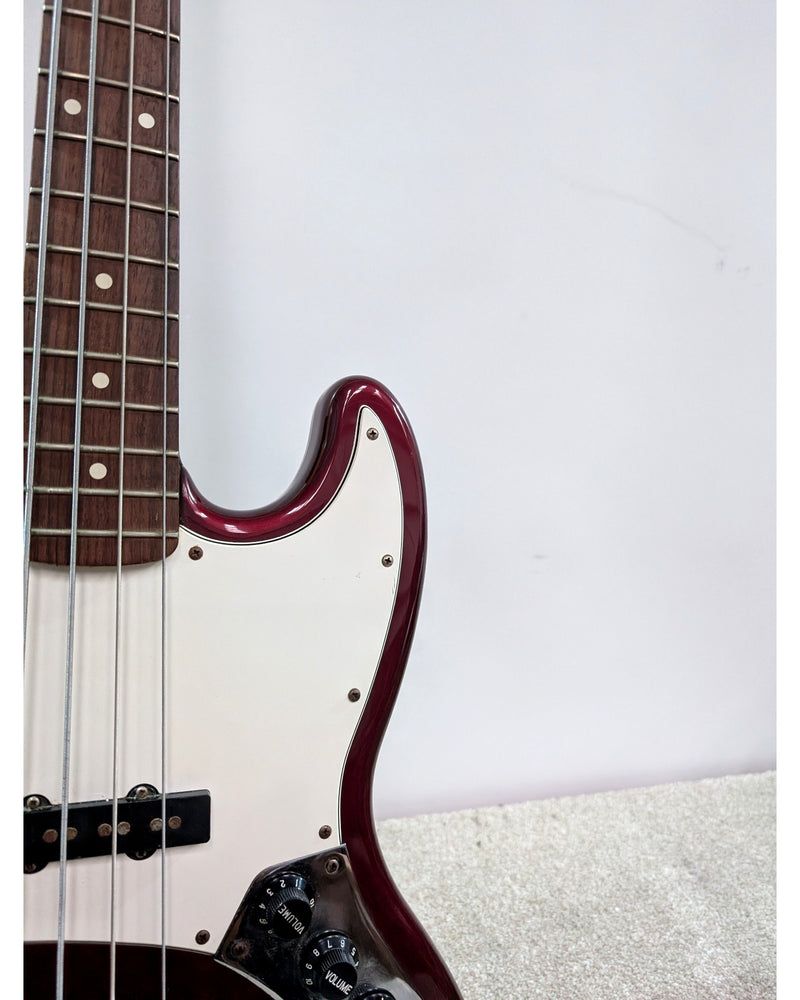 Fender Standard Jazz Bass MIM (1999) - Bass Guitar - Metallic Red - Good - image 15