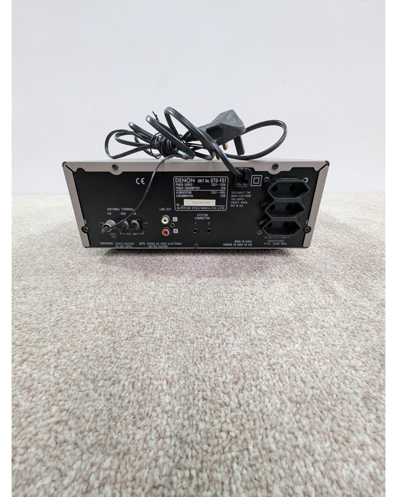 Denon UTU-F07 - Hi-Fi Tuner - Champagne Silver - Excellent w/ Manuals - image 7