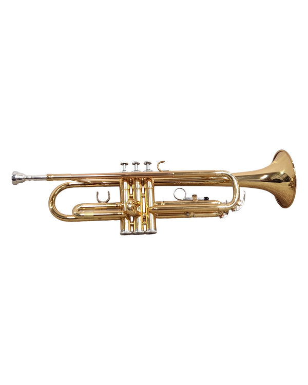 Yamaha YTR-2330 - Trumpets & Cornets - Gold - Like New w/ Soft Case, x1 Strap, x1 Polishing Cloth and x1 Bottle of Valve Oil, Manuals