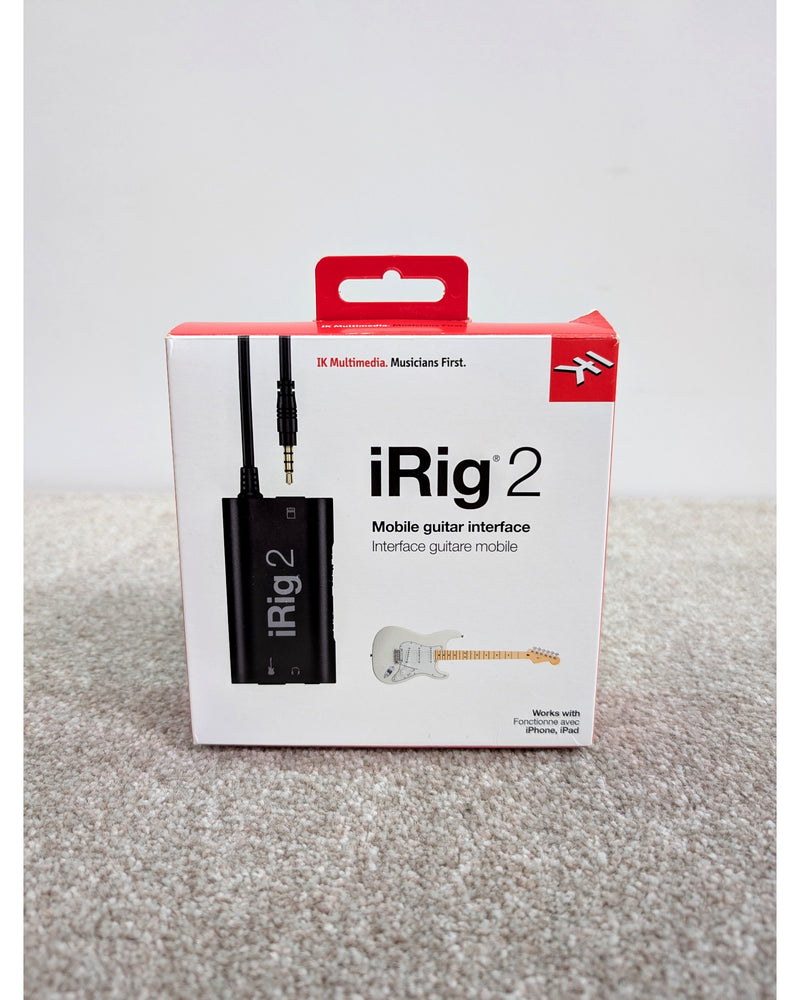 IK Multimedia iRig 2 - Audio Interface - Black - Excellent w/ Original Box & Manuals - image 3