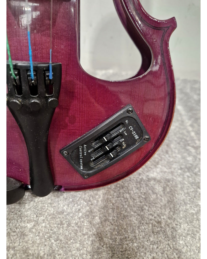 Carlo Giordano CV-210E Electric Violin 4/4 - Excellent w/ Hard Case & 2 bows - Image 12