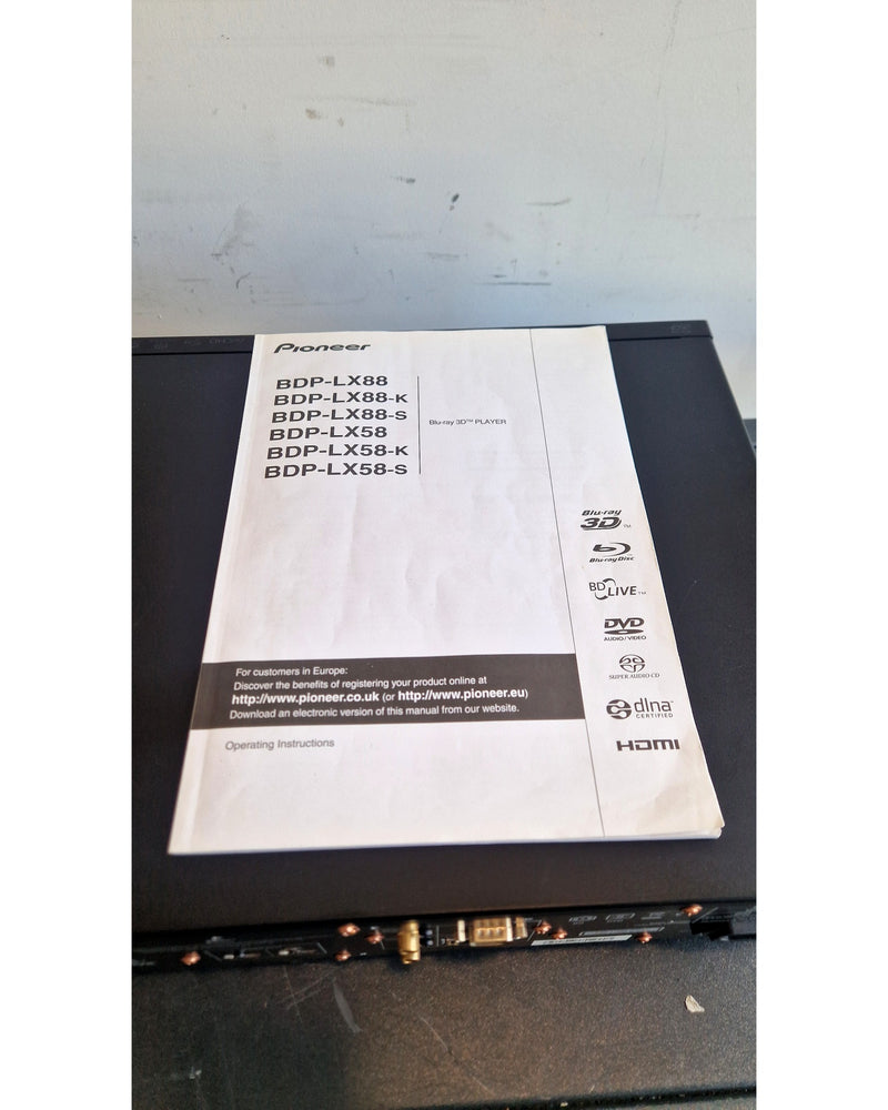 Pioneer BDP-LX58 - Media Players - Excellent w/ Manuals & Remote - Image 14