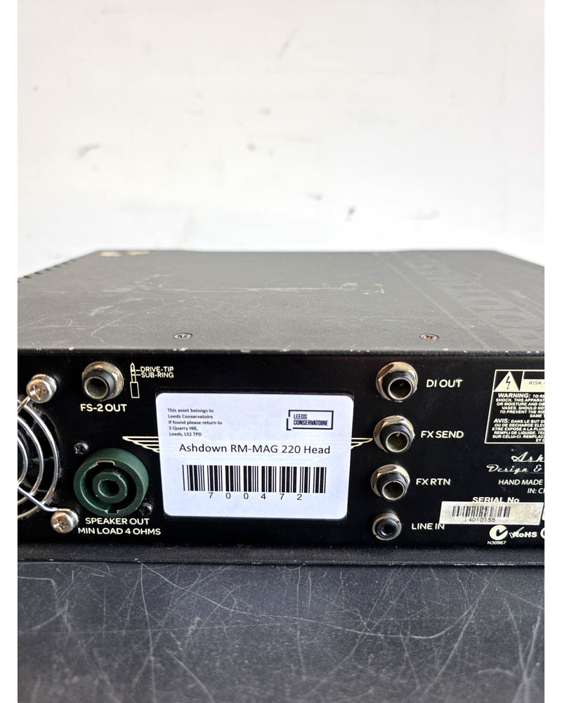 Ashdown MAG 220 Head – Amplifier Head - Good - Image 7
