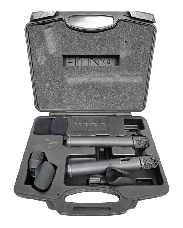Rode M3 - Condenser Microphone - Pair - Excellent w/ Manuals & Hard Case