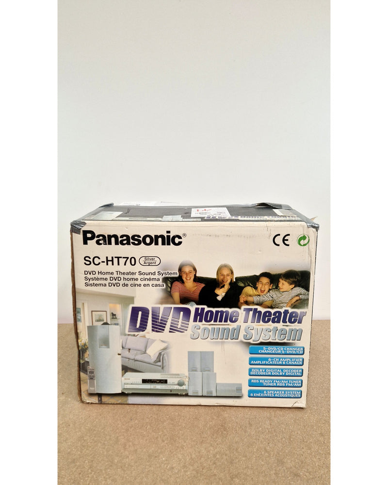 Panasonic SC-HT70 - DVD Home Theater Sound System - Silver - Excellent w/ Original Box - Image 2
