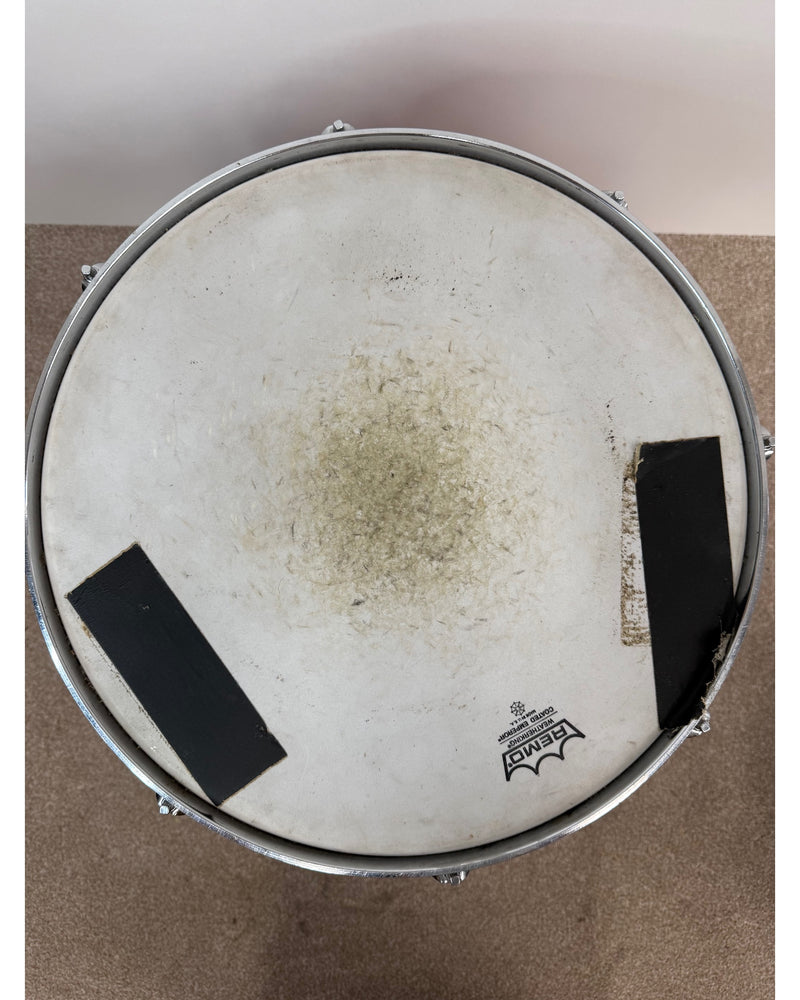 Yamaha Beech Custom Floor Tom 1990s - Acoustic Drum - Cherry - Fair w/ legs - image 5