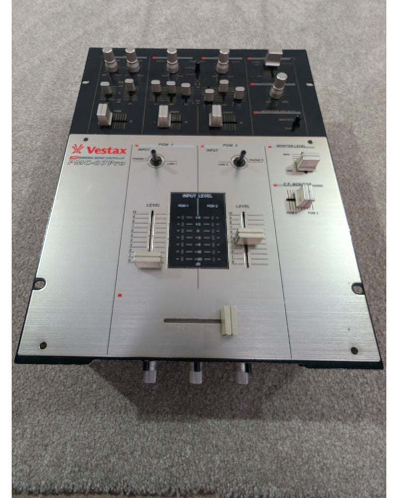 Vestax PMC-07Pro - DJ Equipment - Silver/Black - Good w/ Power Supply - image 11