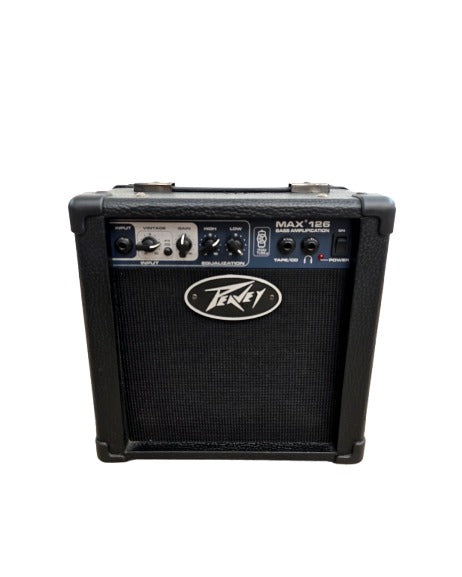 Peavey Max 126 - Bass Amplifier - Black - Good w/ Cables