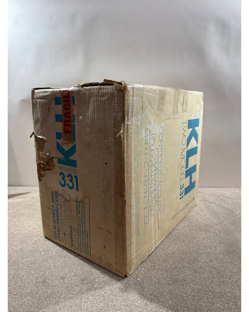 KLH Two Model 331 - Hi-Fi Speakers - Black/Wood - Good w/ Original Box & Manuals - image 13