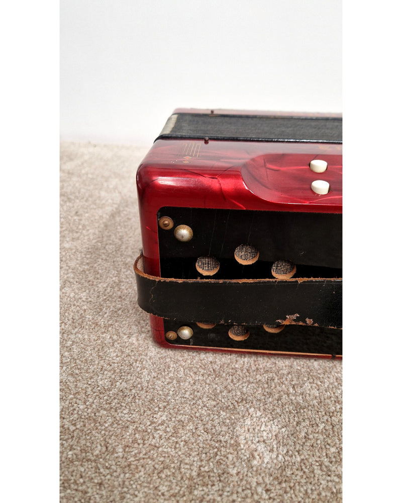 Hohner Erica - Accordion - Red - Fair - image 5