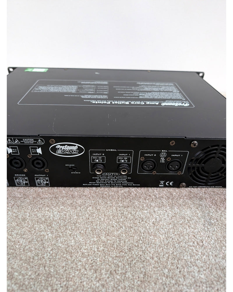 ProSound 800 - Power Amplifier - Black - Good - image 3