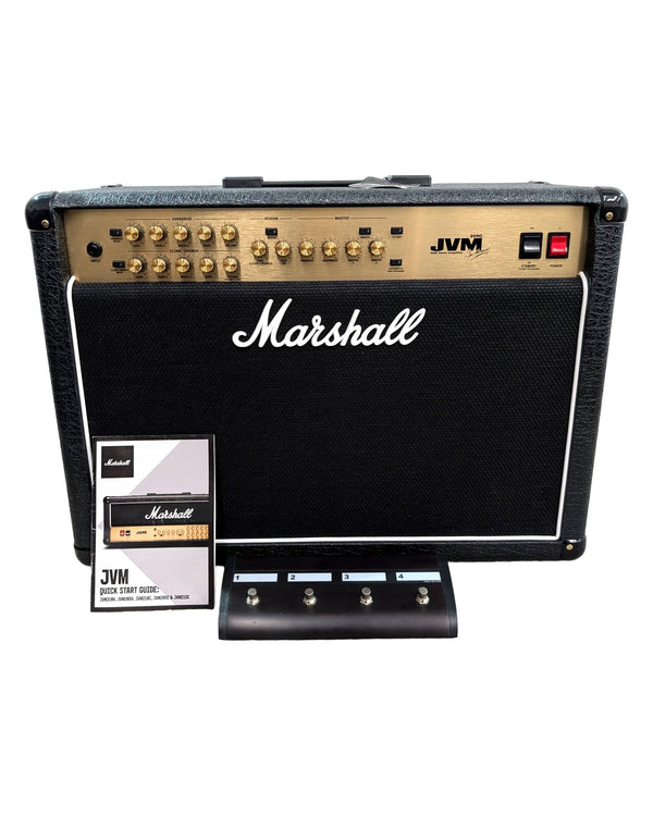 Marshall JVM 205C - Guitar Amplifier - Black - Like New w/ Soft Case, Manuals, Footswitch