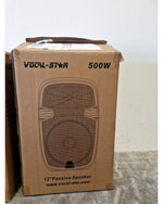 Vocal-Star 1000w PA System - PA Speakers - Pair - Black - Excellent w/ Original Box - Image 16