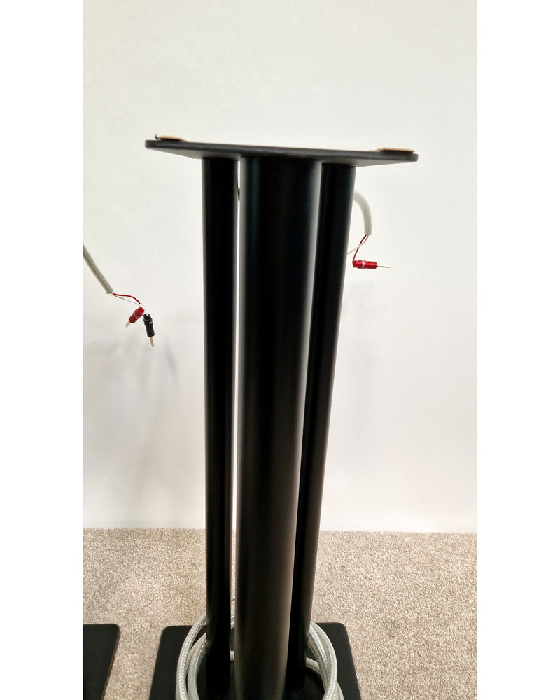 Hi-Fi Speaker Stands - Built In Banana Jack Leads - Excellent - image 8