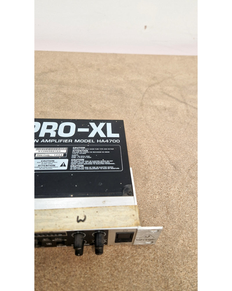 Behringer HA4700 Powerplay - Rack Effects - Good - Image 8
