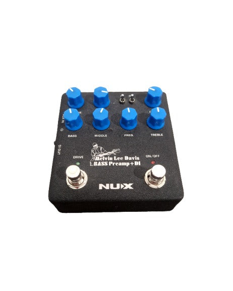 NUX NBP-5 Melvin Lee Davis Bass Preamp + DI - Effects Pedal - Excellent