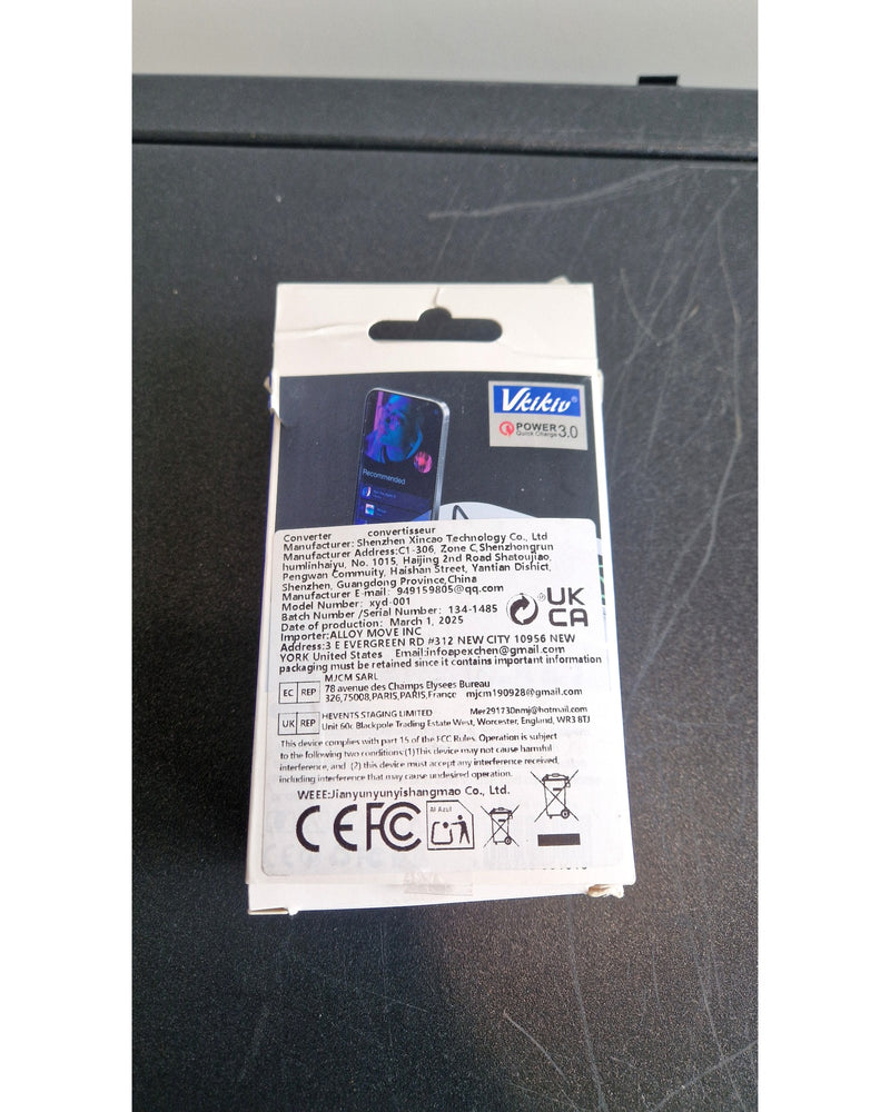 VKIKIV Power 3.0 Quick Charge Socket - Adapter - Excellent w/ Original Box - Image 7
