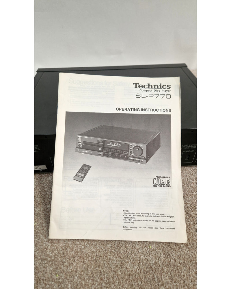 Technics SL-P770 - Spares or Repair - image 12
