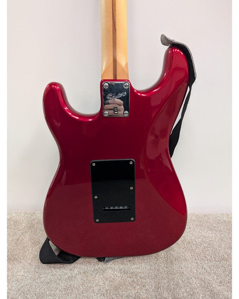 Squier Squier Affinity Series HSS Stratocaster - Electric Guitar - Red - Excellent w/ Soft Case - image 11