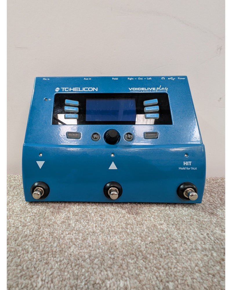 TC-Helicon VoiceLive Play - Multi-Effects Pedal - Blue - Good w/ Power Supply - image 5