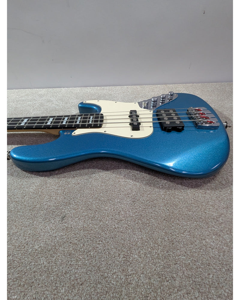 Sandberg California TM4 - Bass Guitar - Metallic Blue - Excellent w/ Soft Case - image 16