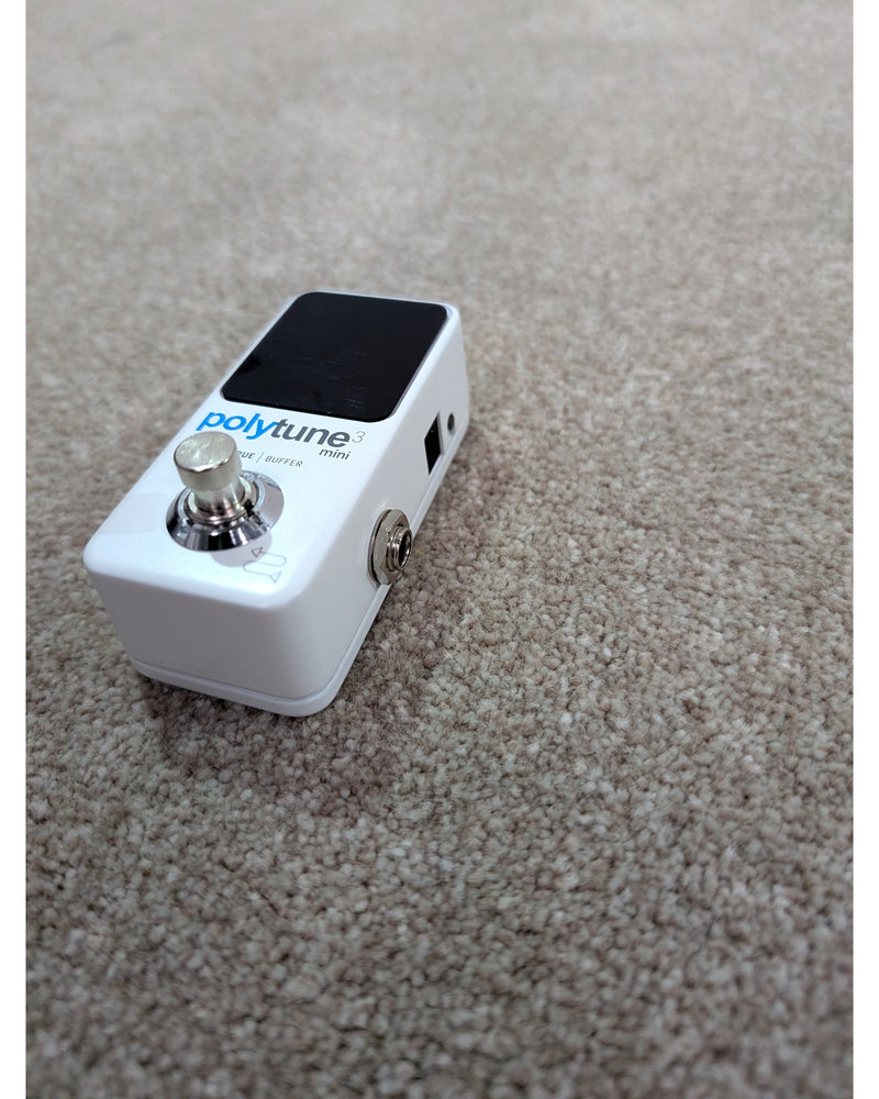 TC Electronic PolyTune 3 Mini - Guitar Tuner - White - Like New - image 7