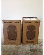Vocal-Star 1000w PA System - PA Speakers - Pair - Black - Excellent w/ Original Box - Image 18