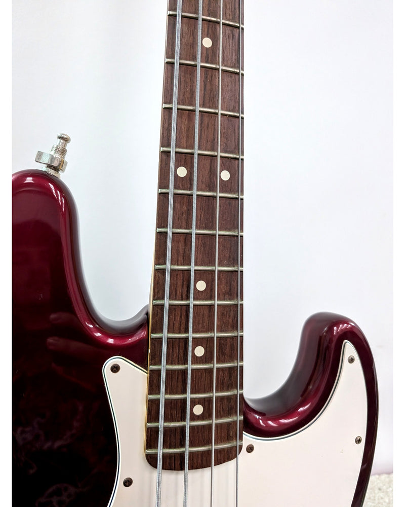 Fender Standard Jazz Bass MIM (1999) - Bass Guitar - Metallic Red - Good - image 11
