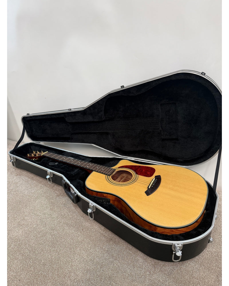 Fender CD-220SCE Bubinga - Acoustic Guitar - Natural - Like New w/ Hard Case - image 12
