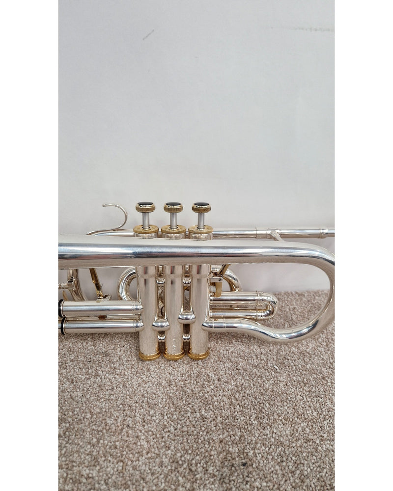 Besson Prestige BE2028 Bb Cornet – Silver Plated – Excellent w/ Hard Case - image 13