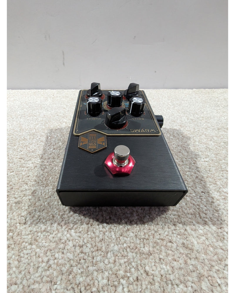 Beetronics Swarm - Overdrive & Distortion Pedals - Black/Gold/Blue - Excellent w/ Original Box, Manuals, Certification - image 2