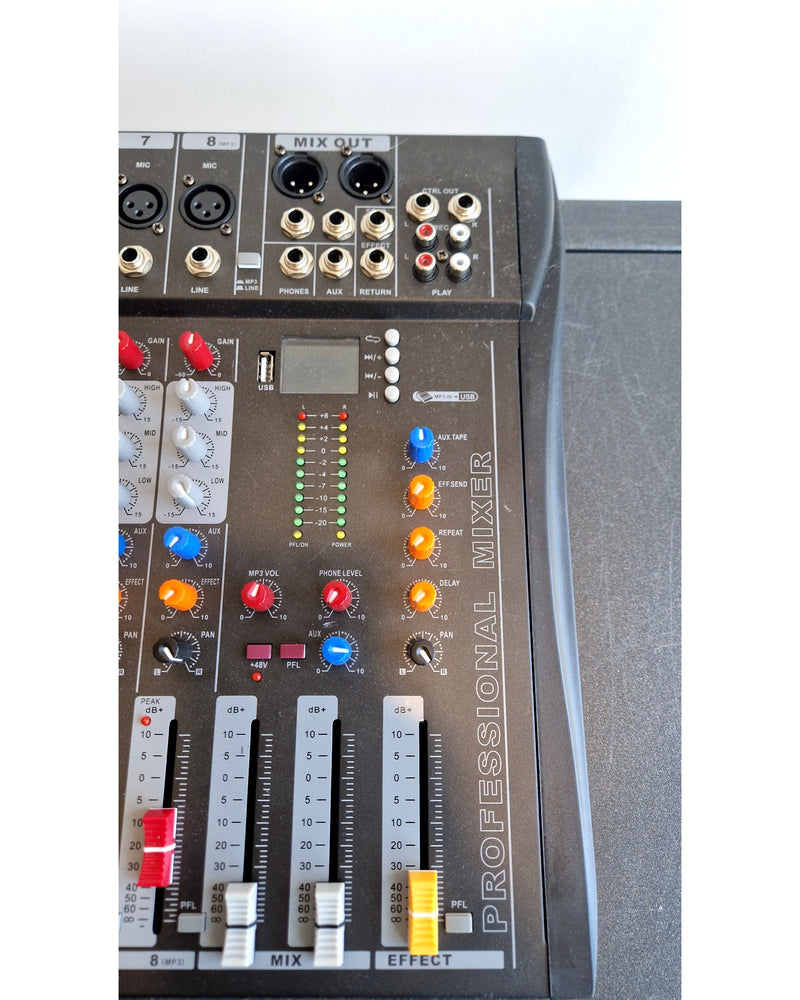 GMUME 8 Channel Professional Mixer - Mixer - Good - Image 14