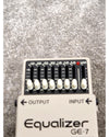 Boss GE-7 - Graphic Equalizer Pedal - White/Silver - Excellent w/ Original Box & Manuals - Photo 7