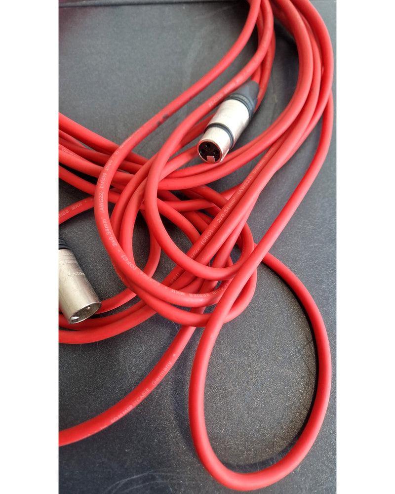 Sommer 25ft Microphone Cable - Red – Microphone Cable - Very Good - Image 4