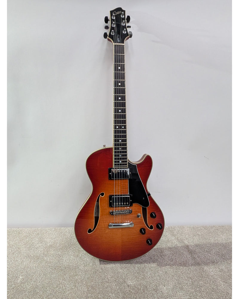 Comins GCS-1 - Electric Guitar - Cherry Sunburst - Very Good w/ Hard Case - image 3