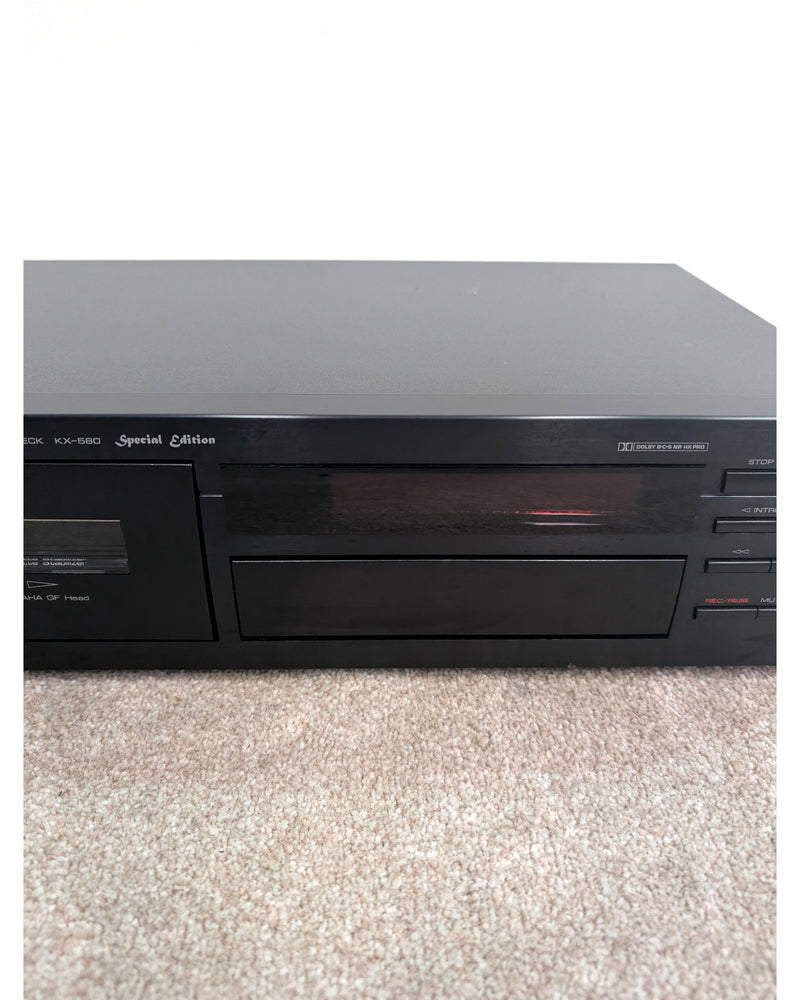 Yamaha KX-580 - Cassette Deck - Black - Very Good - image 3
